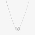 Collier menottes argent de face